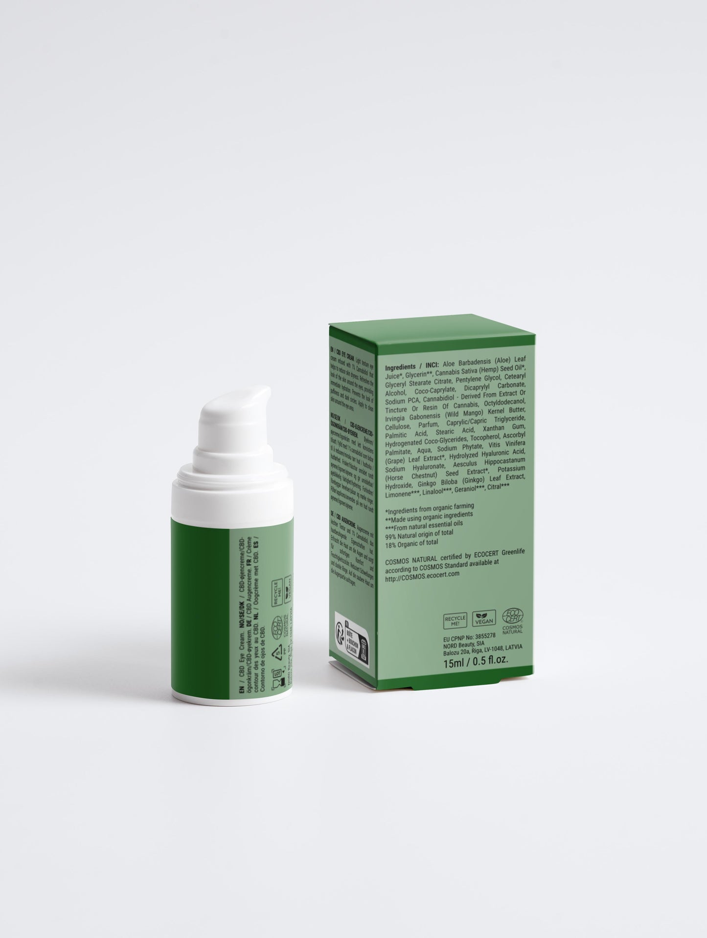Calming Eye Cream – Beruhigende Augenpflege mit CBD & Hyaluron